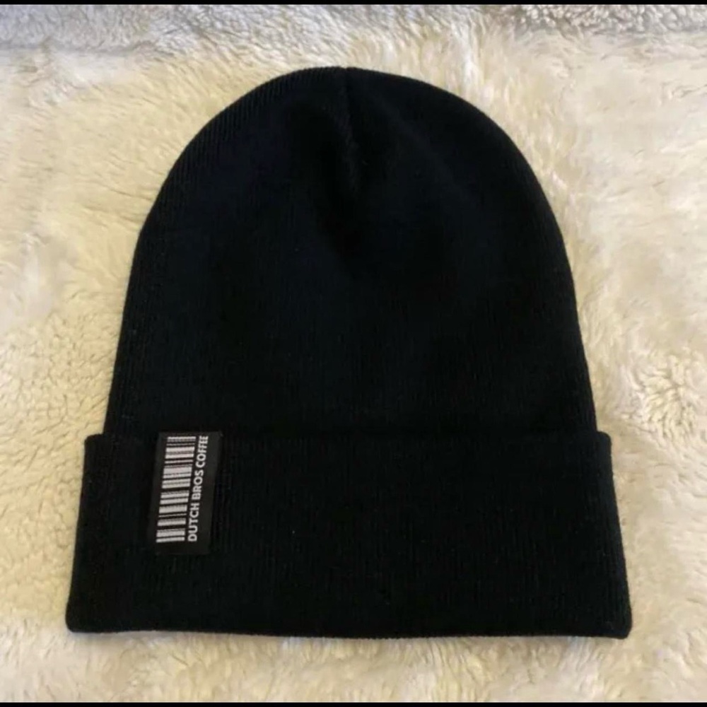 Dutch Bros Black Bar Code Beanie